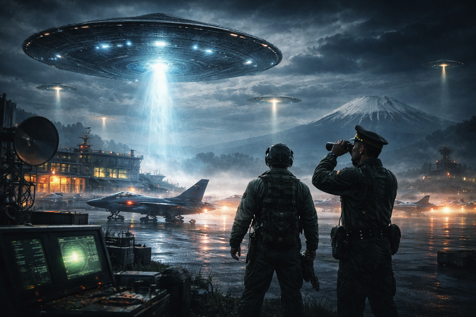 Il cielo giapponese sotto assedio