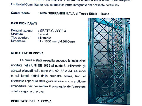 Certificazioni