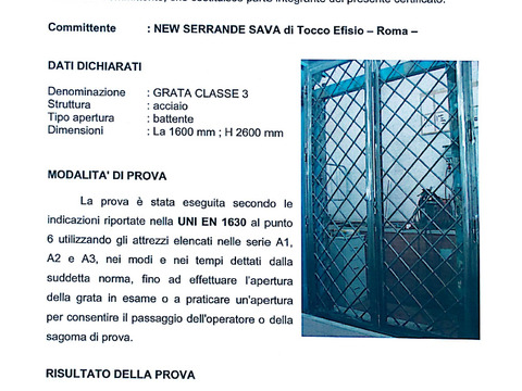Certificazioni